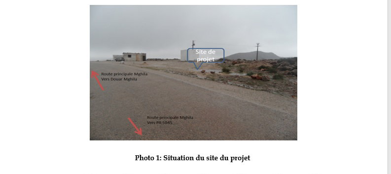 Etude d’évaluation de l’impact environnemental et social du projet de construction d’une unité de trituration des olives à la CR d’Ouled Mkoudou - Province de SEFROU