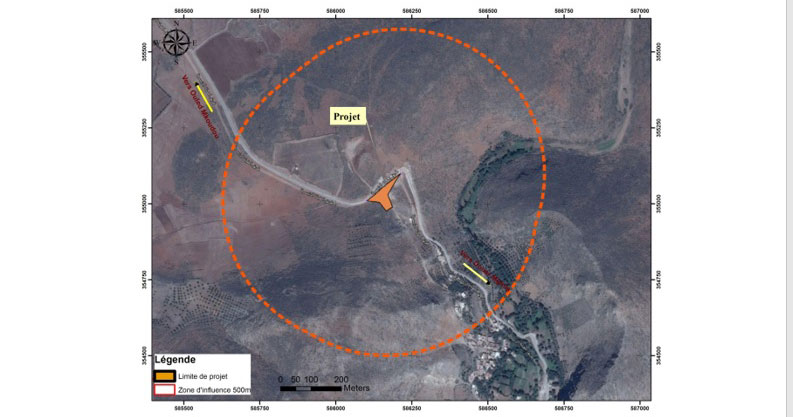 Etude d’évaluation de l’impact environnemental et social du projet de construction d’une unité de trituration des olives à la CR d’Ouled Mkoudou - Province de SEFROU