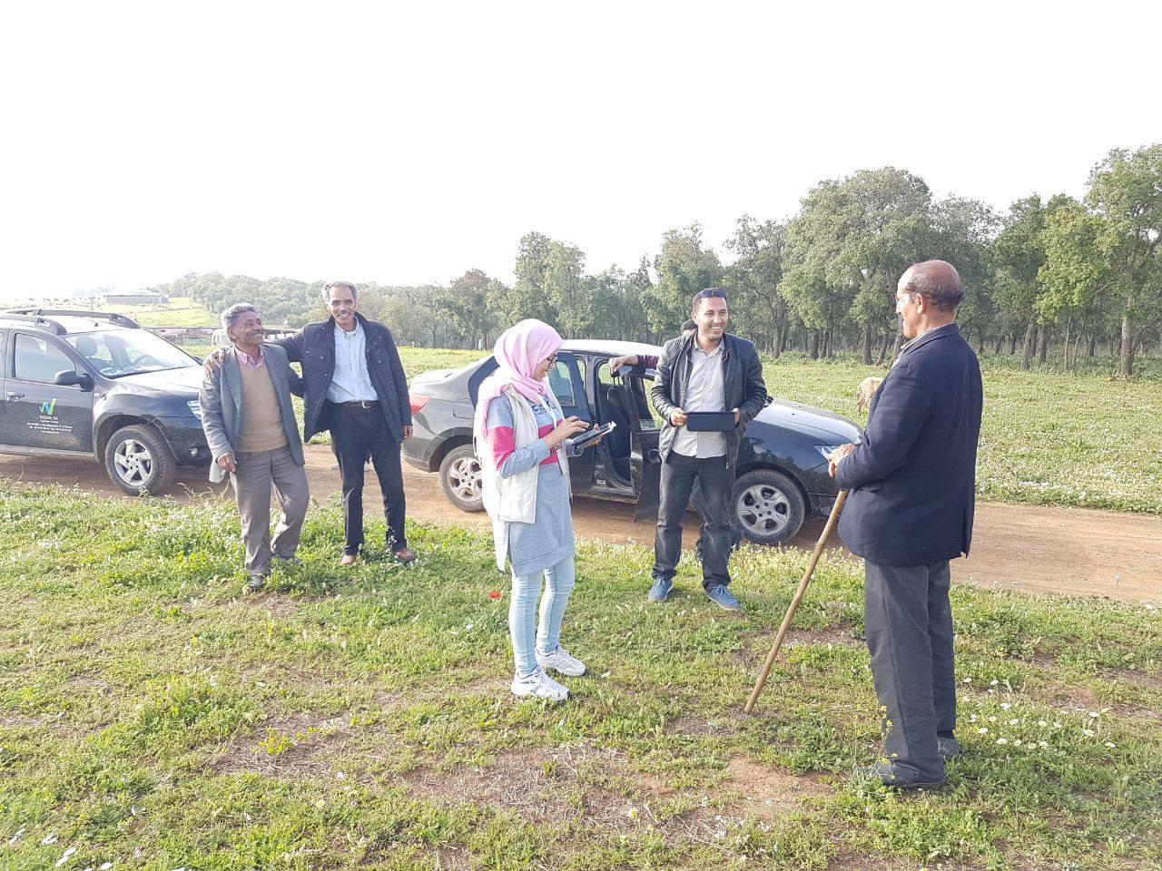 La réalisation des enquêtes occupation du sol et élevage à la région de Rabat Salé Kenitra au profit de la Direction de la Stratégie et des Statistiques du MAPMDREF (Rabat).