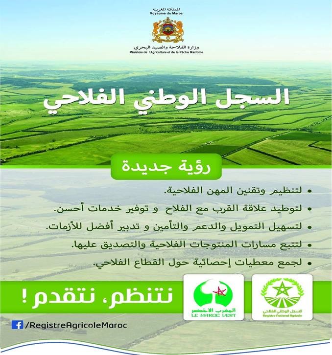 Recensement général de l’agriculture RGA en vue de la création d’un registre national agricole (RNA) pour la zone d’Essaouira-Chichaoua-Marrakech au profit de la Direction de la Stratégie et des Statistiques