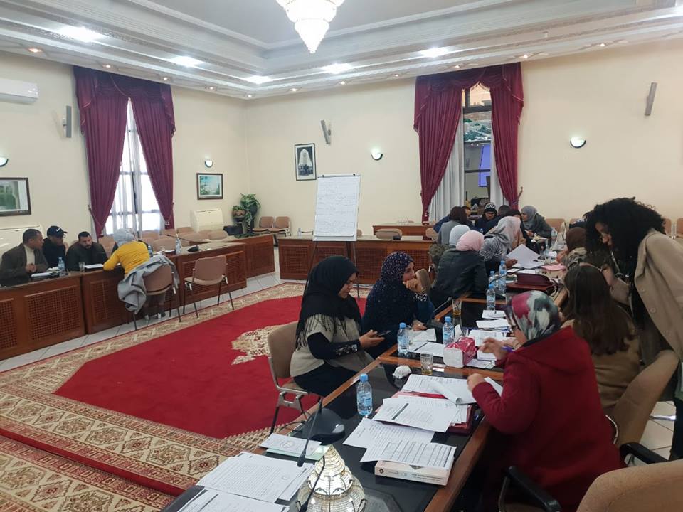  Achèvement des ateliers de concentration avec les acteurs locaux relevant du secteur d'artisanat dans le cadre de l’étude d’identification des AGR selon l’approche filière au niveau de la province de Moulay Yacoub. 